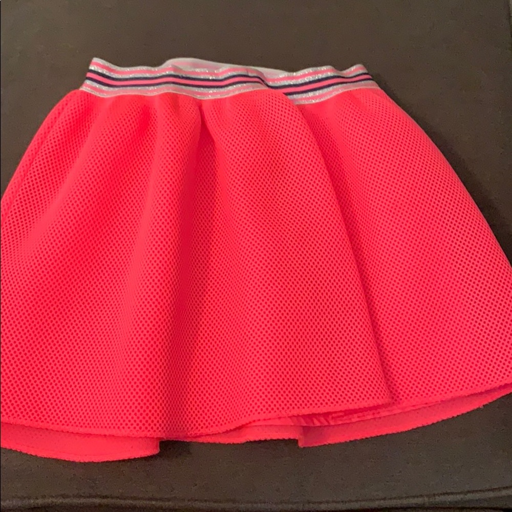 Hot pink skirt